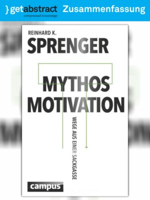 cover image of Mythos Motivation (Zusammenfassung)